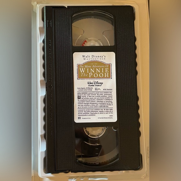 The Many Adventures of Winnie the Pooh (VHS, 1996) Walt Disney Kids movies - Picture 5 of 5